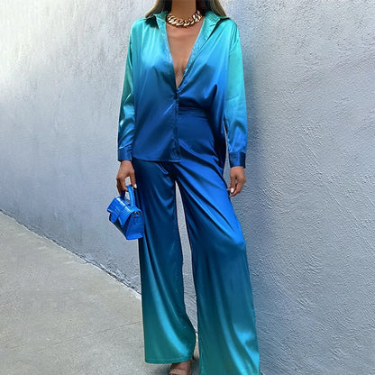 OPALIA | Glanzende Zomerset Dames met Overlopende Kleuren