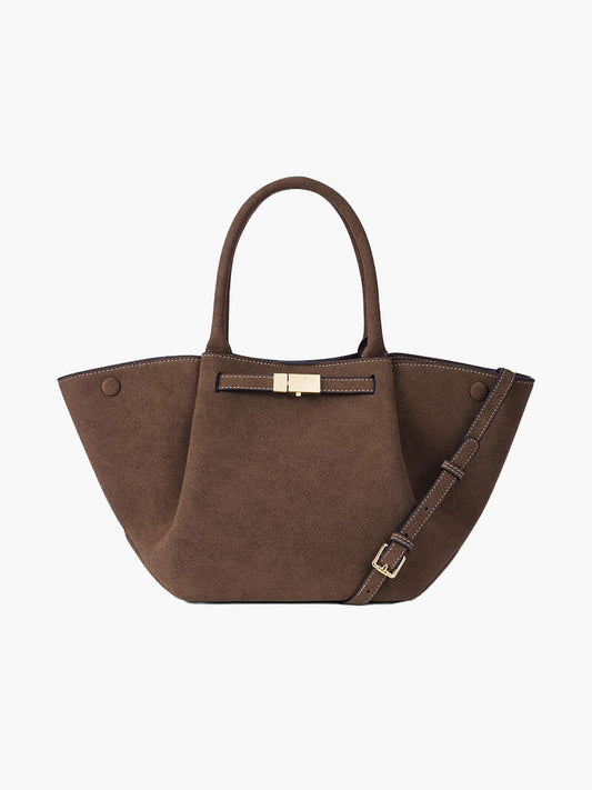 Vegan Suède Tote Tas Dames | Luxe Handtas Met Ruim Design & Duurzaam Vegan Leer