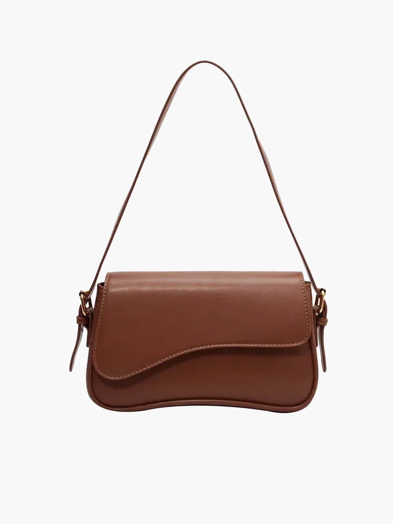 JANITA | Dames Schouder Tas Met strak & Golvend Design - Veelzijdig, Luxe & Modieus