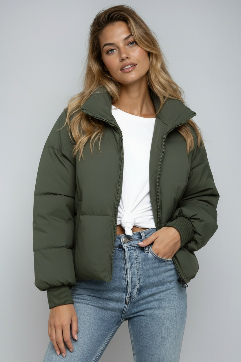 Gewatteerde Puffer Jas Dames | Kort, Lichtgewicht En Warm Voor Herfst En Winter