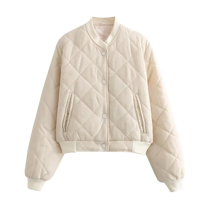 CHANEL | Casual Bomberjack Met Ruit Patroon Voor Dames - Stijlvol & Modieus