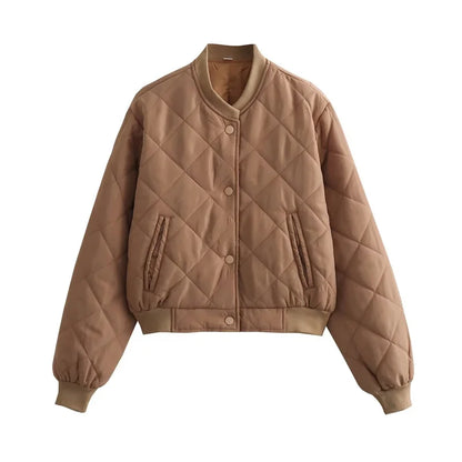 CHANEL | Casual Bomberjack Met Ruit Patroon Voor Dames - Stijlvol & Modieus
