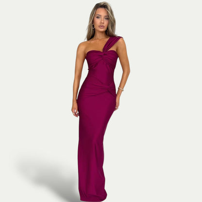 One-Shoulder Bodycon Maxi Jurk | De Ultieme Avond Statement