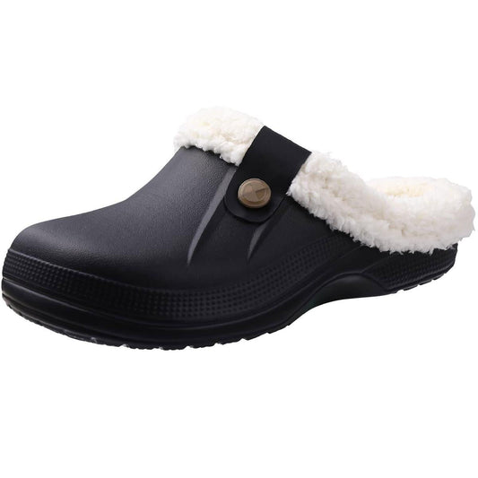 Warme Waterdichte Winterklompen – Comfortabel, Fluffy & Perfect voor Binnen en Buiten