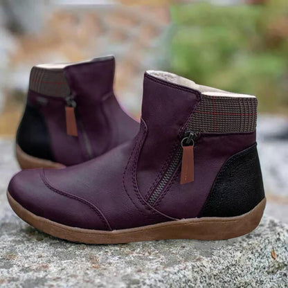 Waterdichte Leren Dames Boots – Comfortabel, Orthopedisch & Slipbestendig