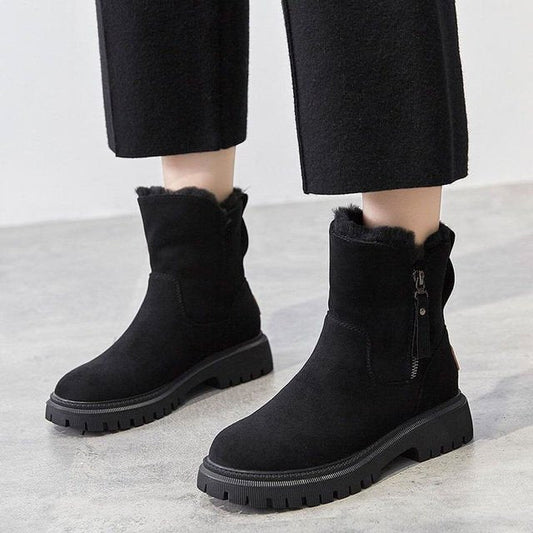 LYNA | Warme Waterdichte Winterboots voor Dames met Bontvoering en Antislipzool