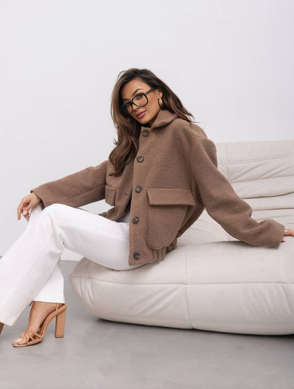 Dames Casual Teddy Jas | Warme, Luxueuze Must-Have voor de Winter
