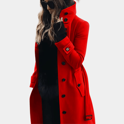 Elegante Warme Dames Trenchcoat – Stijlvol, Comfortabel & Perfect voor Koele Dagen