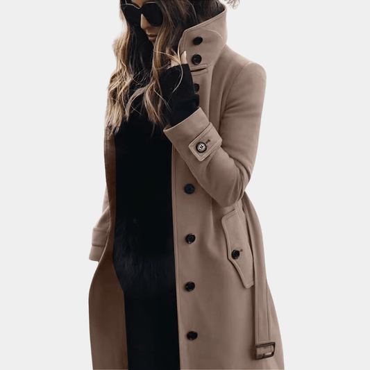 Elegante Warme Dames Trenchcoat – Stijlvol, Comfortabel & Perfect voor Koele Dagen