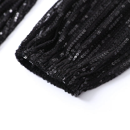 Glitter Feestjurk Met Ceintuur | Elegant, Comfortabel En Perfect Voor Elke Gelegenheid