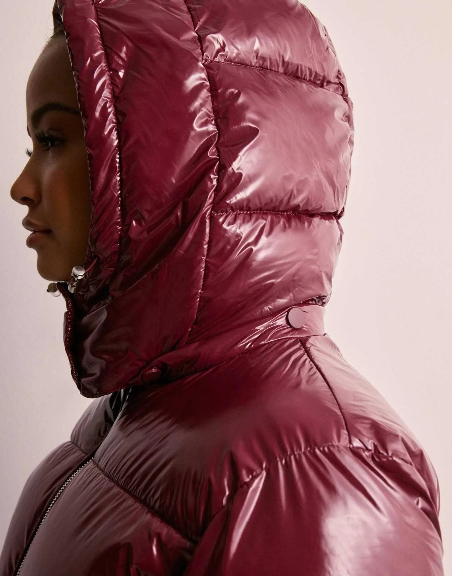 Glanzende Gewatteerde Dames Winterjas | Lichtgewicht Warmte & Waterafstotend Comfort