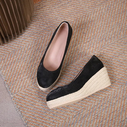 CAMILLE | Dames Plateauschoen met Espadrillezool – Comfort, Verfijning & Zomerse Flair
