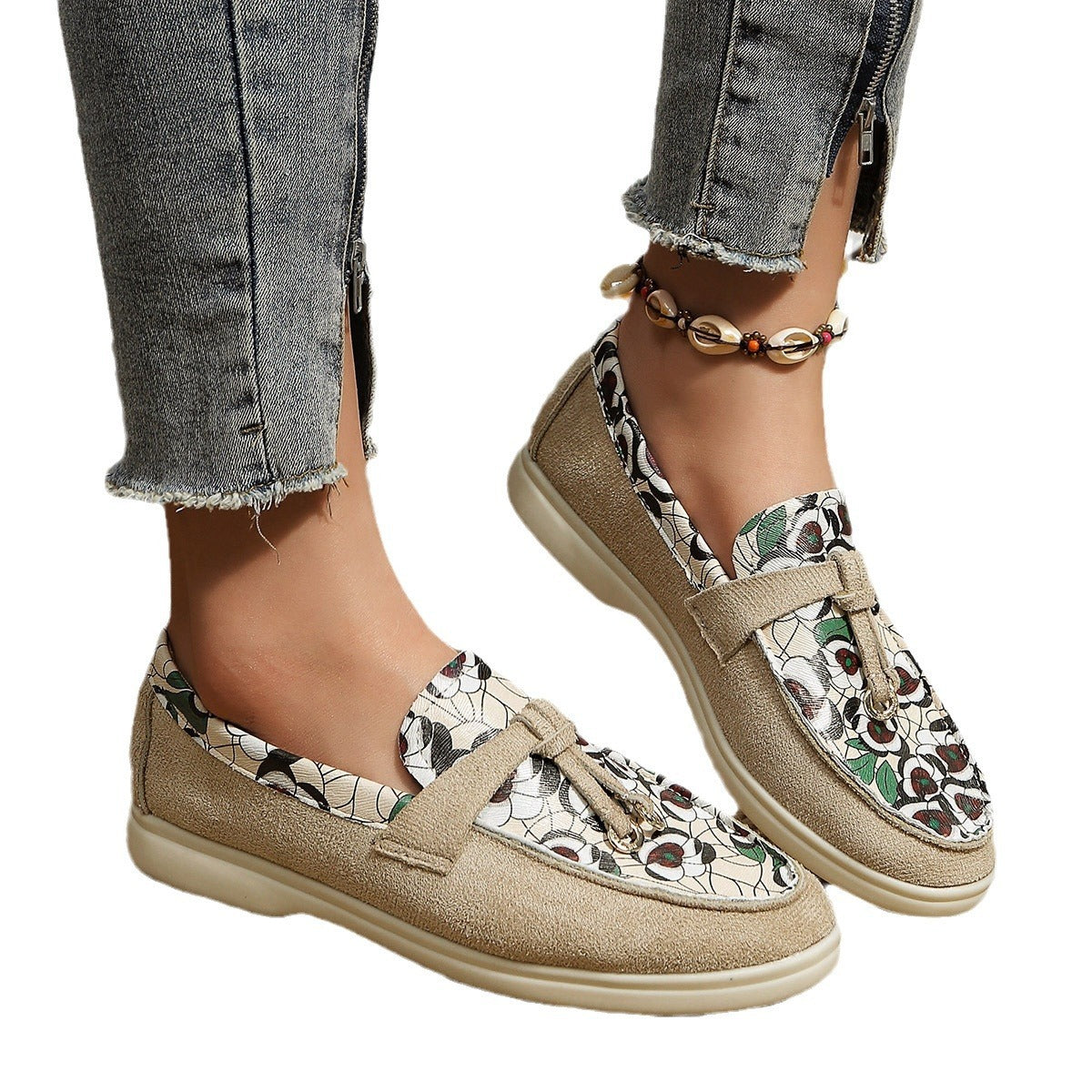 TESSA | Comfortabele Damesloafers – Uniek Design in Luipaard, Artistiek of Slangenprint