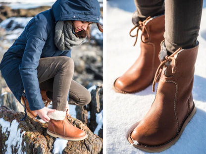 ELENA | Waterdichte Dames Fleece Laarzen Met Wollen Voering – Unieke Duurzaamheid & Ultiem Wintercomfort