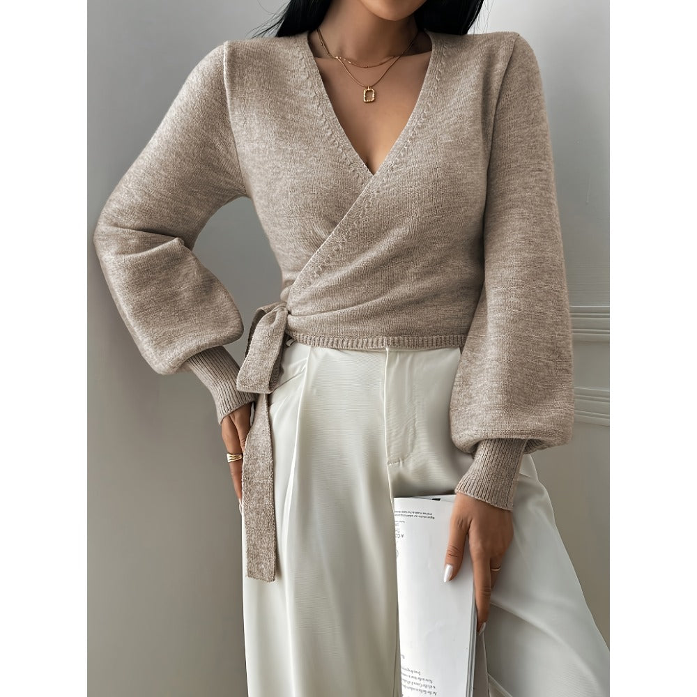 Dames Wikkeltrui Met Lange Mouwen | Chic Comfort Met Een Flatterende Pasvorm