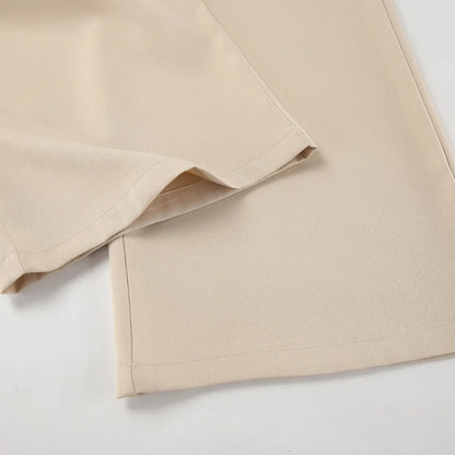 MATHILDE | Elegant Wijde Pantalon Voor Dames Met Uniek Taille-Detail – Comfort & Klasse Gecombineerd!