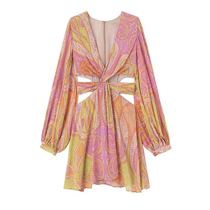 KAILANI | Boho Zomerjurk Voor Dames met Cique V-Hals & Open Details