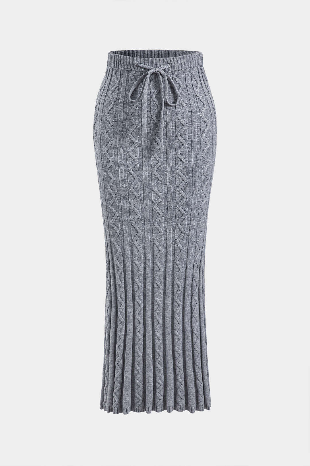 FIORA | Lange Gebreide Rok Voor Dames  – Warm, Flatterend & Perfect Voor Cozy Looks Met Stijl