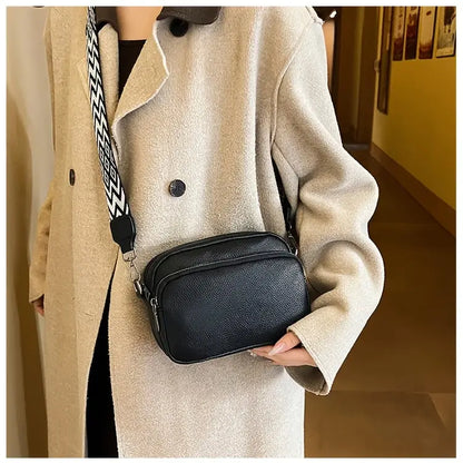 INÈS | Compacte Dames Crossbody Tas Met Brede Band – Praktisch, Chic & Ideaal Voor Onderweg