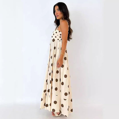 CHANTAL | Zomerse Maxi Jurk Voor Dames Met Grafische Print - Ibiza Style & Comfortabel