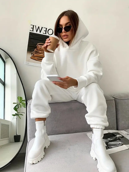 LANA | Dames Oversized Joggingset Met Hoodie – Ultiem Comfort Voor Thuis & Onderweg
