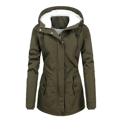 Lange Waterdichte Dames Winterjas Met Capuchon & Voering | Blijf Warm & Droog