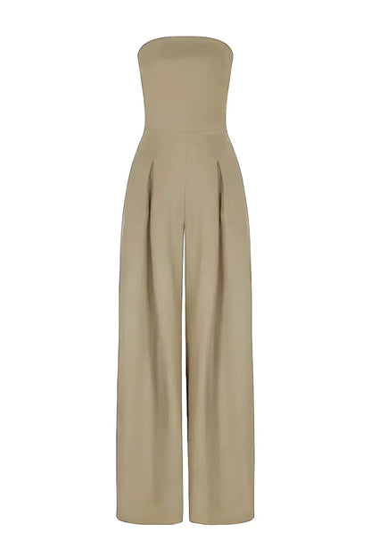 INARA | Wijde Pijpen Jumpsuit Dames - Stijlvol en Slankmakend