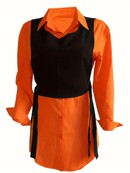 WILLEMIEN | Blouse Jurk - Stijlvol,Trendy & Feest Klaar voor Koningsdag!