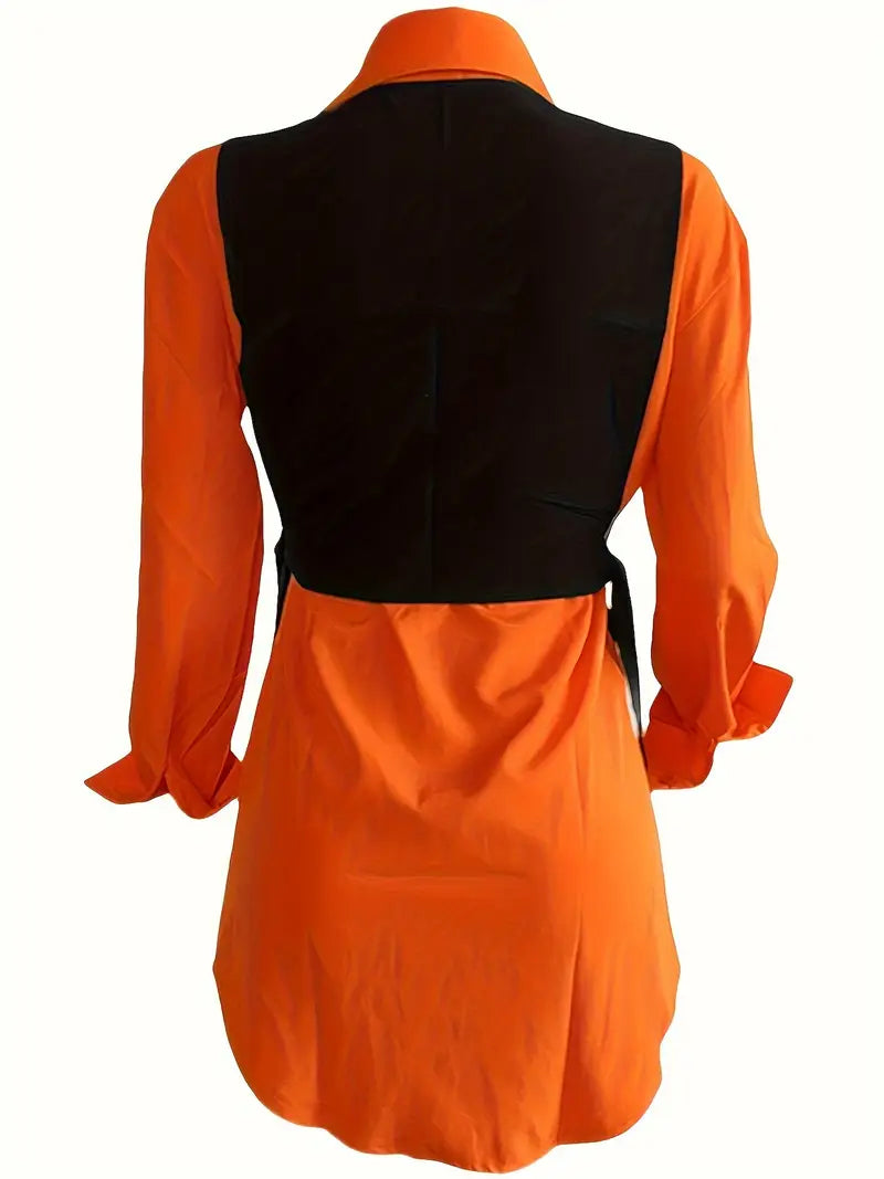 WILLEMIEN | Blouse Jurk - Stijlvol,Trendy & Feest Klaar voor Koningsdag!