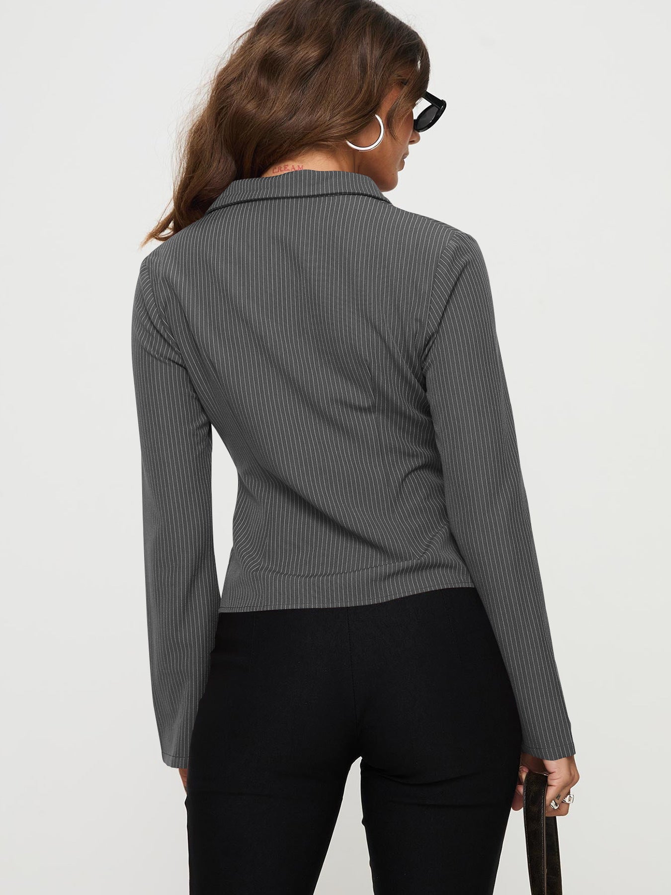 VIOLET | Flared Cuff Blouse – Elegant, Chic & Tijdloos