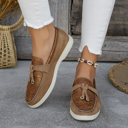 TESSA | Comfortabele Damesloafers – Uniek Design in Luipaard, Artistiek of Slangenprint