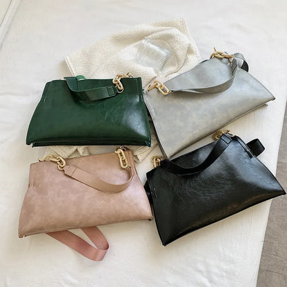 AYAKA | Minimalistische Schoudertas van Kunstleer met Chic Detail Voor Dames