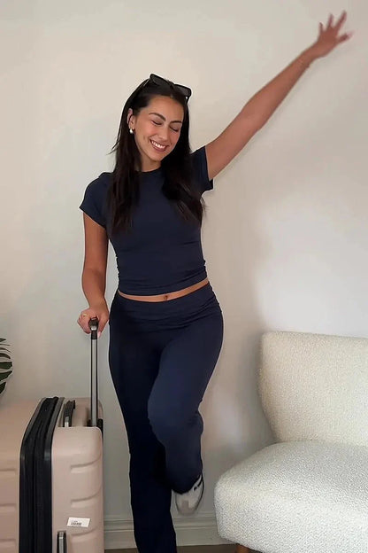 AYAKA | Comfy Katoenen Lounge Set Voor Dames – Zacht, Elegant & Dagelijks Draagbaar