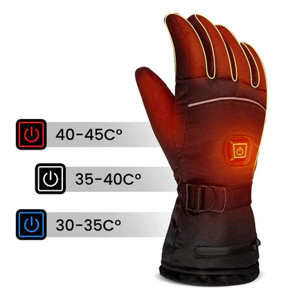 Elektrisch Verwarmde Handschoenen | Waterdicht, Oplaadbaar & Touchscreen Geschikt