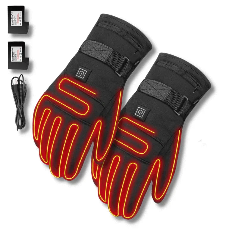 Elektrisch Verwarmde Handschoenen | Waterdicht, Oplaadbaar & Touchscreen Geschikt