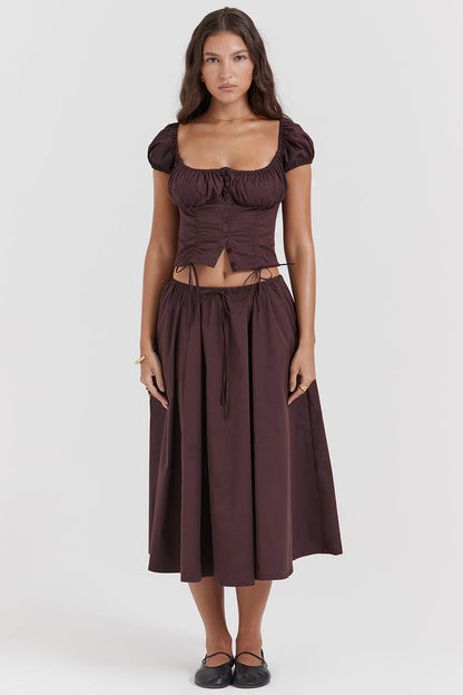 ALBA | Elegante 2-Delige Set Voor Dames - Top + Rok - Stijlvol & Modieus