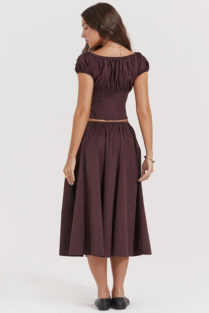 ALBA | Elegante 2-Delige Set Voor Dames - Top + Rok - Stijlvol & Modieus