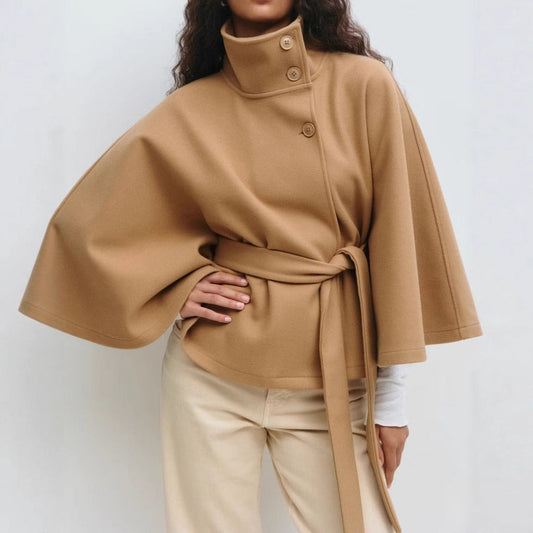 Dames Coat Jas Met Hoge Kraag | Tijdloze Luxe En Pure Klasse