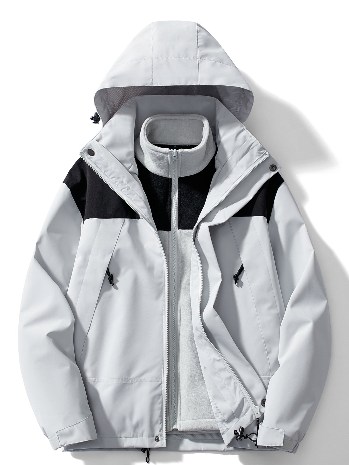 3-in-1 fleece winterjas met capuchon Dames | Warmte, stijl en bescherming in één!