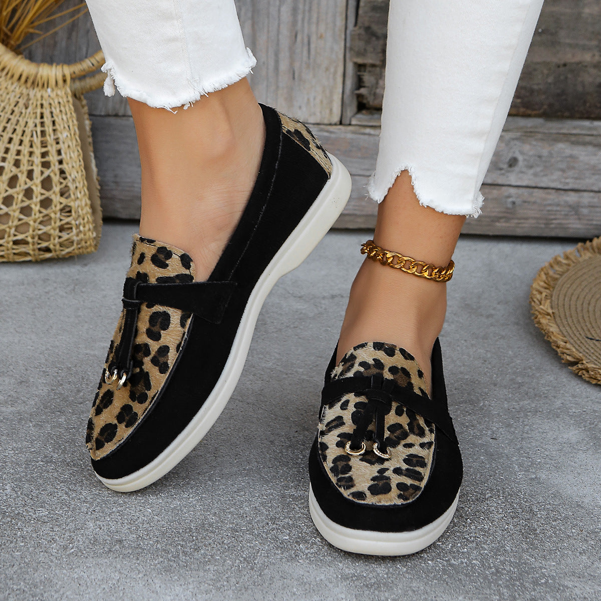 TESSA | Comfortabele Damesloafers – Uniek Design in Luipaard, Artistiek of Slangenprint