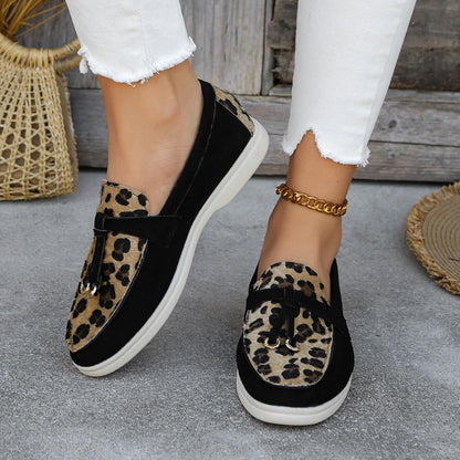 TESSA | Comfortabele Damesloafers – Uniek Design in Luipaard, Artistiek of Slangenprint