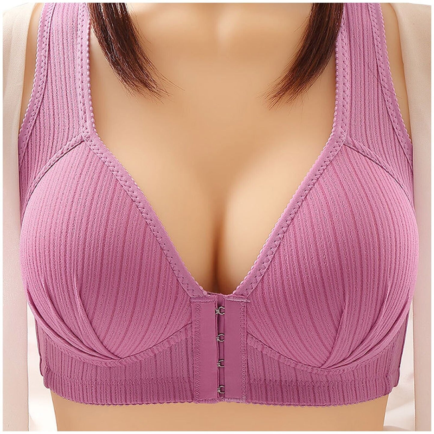 Voorkant sluitende push-up bh | Perfecte pasvorm zonder beugel!