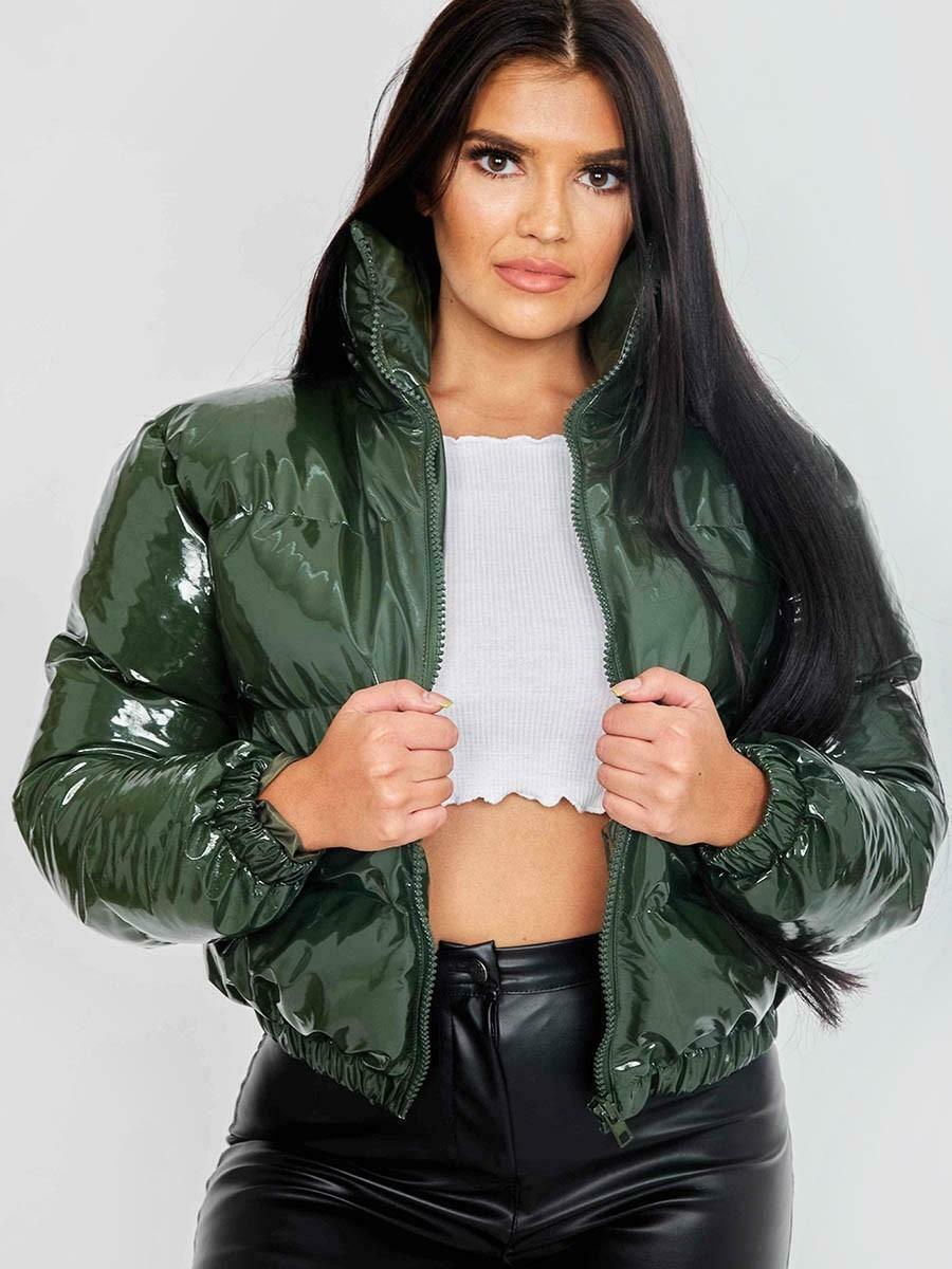 Glazende Puffer Winterjas Voor Dames | De ultieme statementjas voor koude dagen