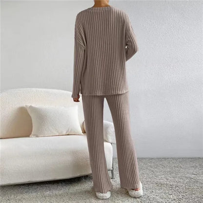 2-Delig Lounge-Set voor Dames – Herfstcomfort En Stijl In Eén Outfit