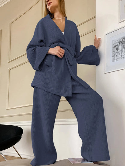 RIKA | Dames Kimono Lounge set - Zomers & Comfortabel