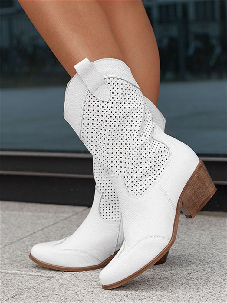DALLAS | Luchtige Cowboylaarzen Dames - Stijlvol, Licht & Ademend