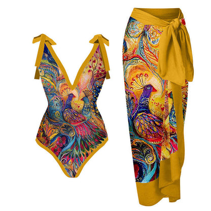 MOANA | Zomerse Badpakken Set – Elegante Stijl Met Bijpassende Sarong