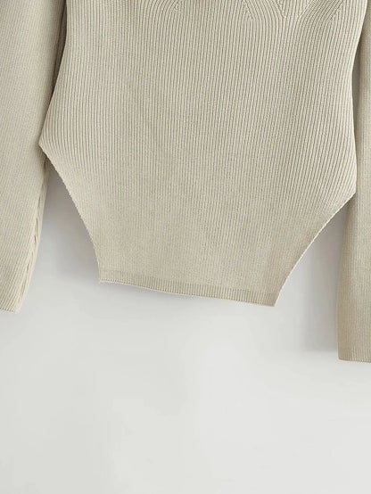 CATHERIN | Casual Gebreide Dames Top Met Flatterende Snit En Tijdloze Look