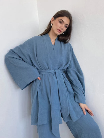 RIKA | Dames Kimono Lounge set - Zomers & Comfortabel