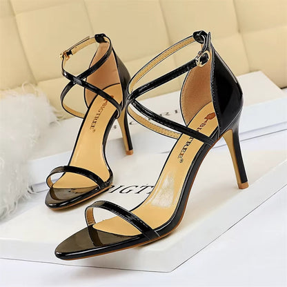 MIRANDA | Verfijnde Dames Stiletto Hakken Met Smalle Bandjes - Luxe, Elegant & Comfortabel